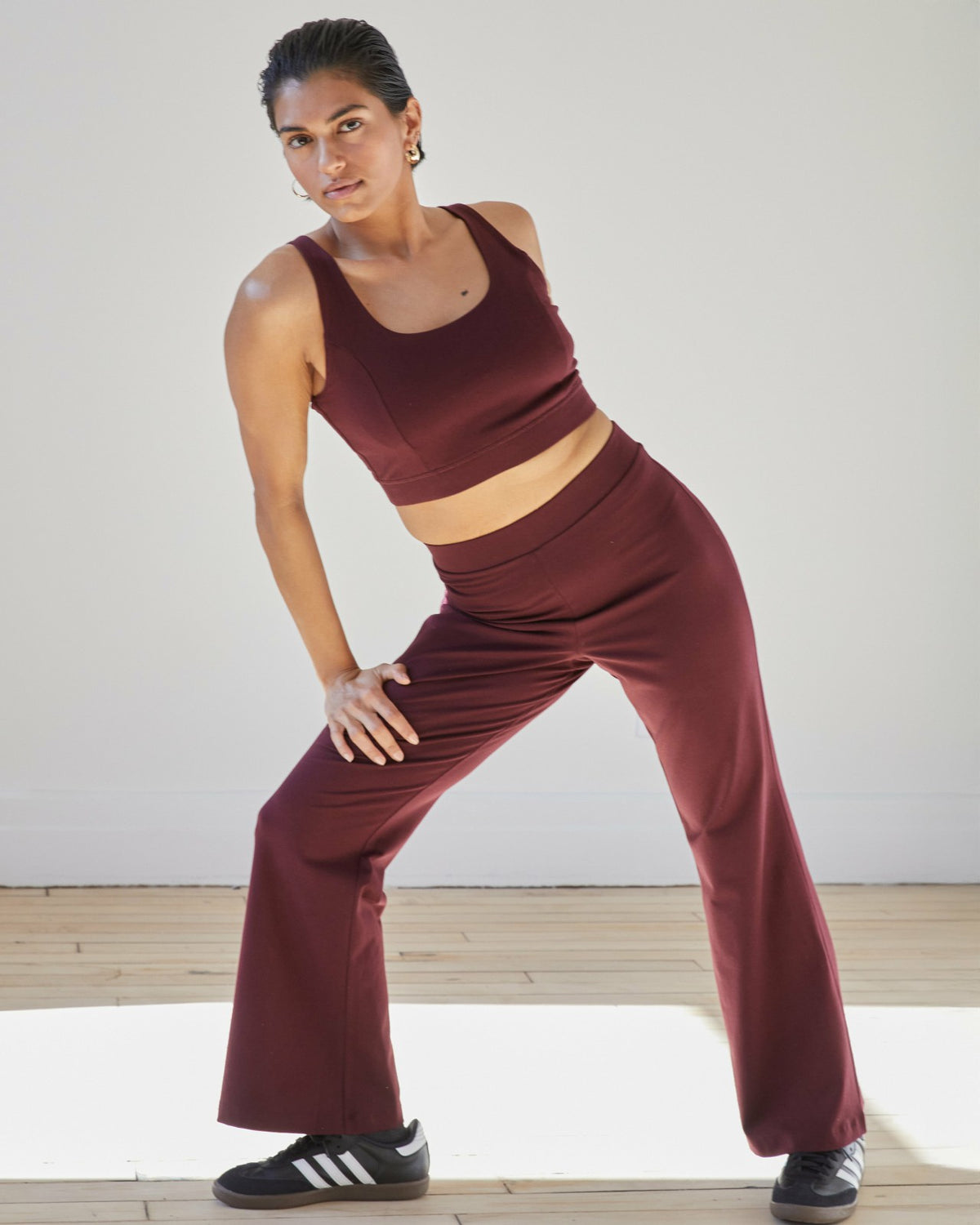 Roya Bootcut Legging - Black Cherry | Universal Standard