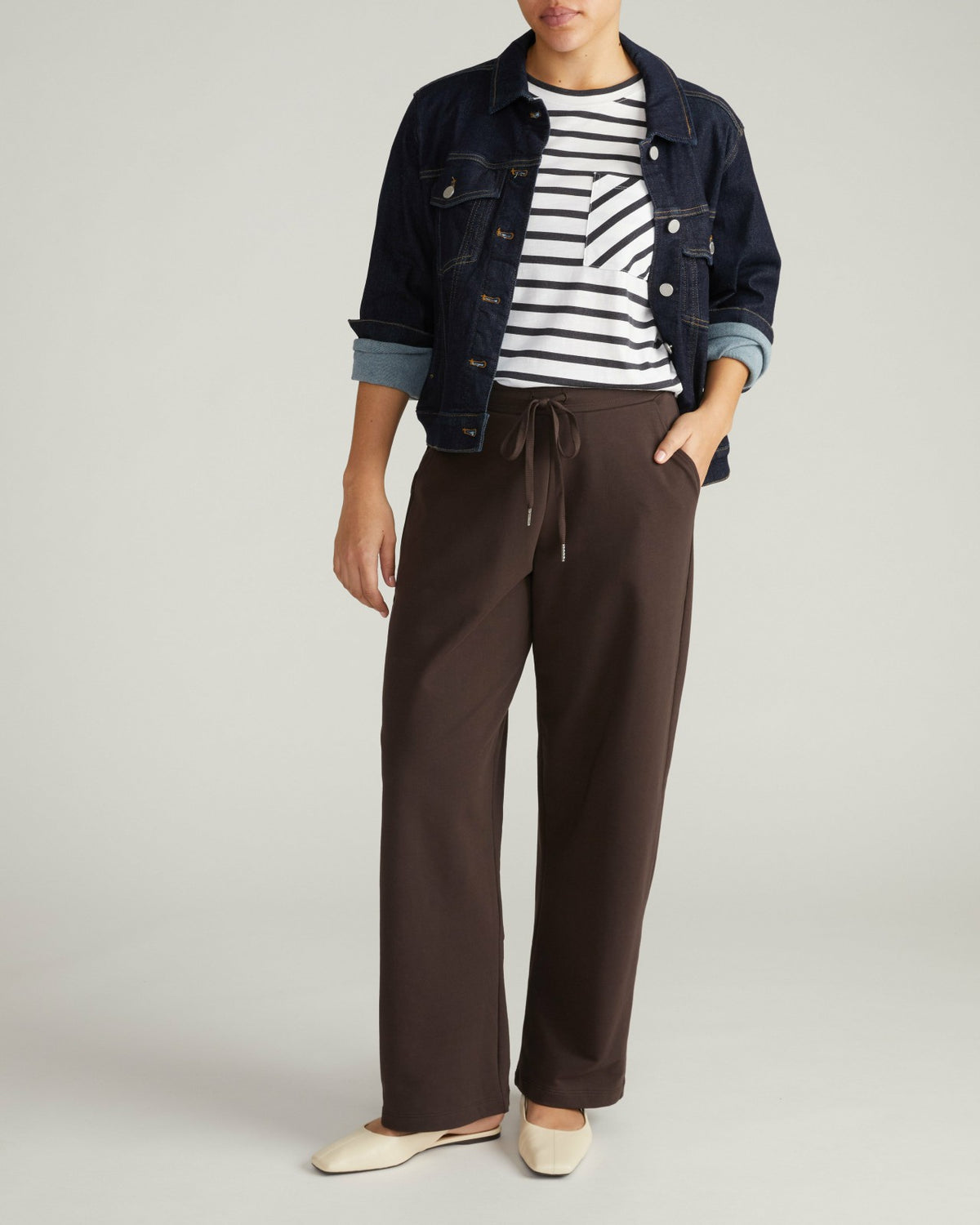 Straight Leg French Terry Sweatpants - Deep Brown | Universal Standard