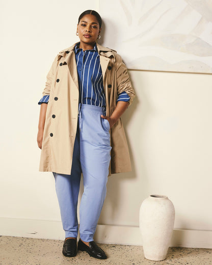 Selma French Terry Jogger - Graceful Blue | Universal Standard