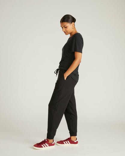 Selma French Terry Jogger - Black | Universal Standard