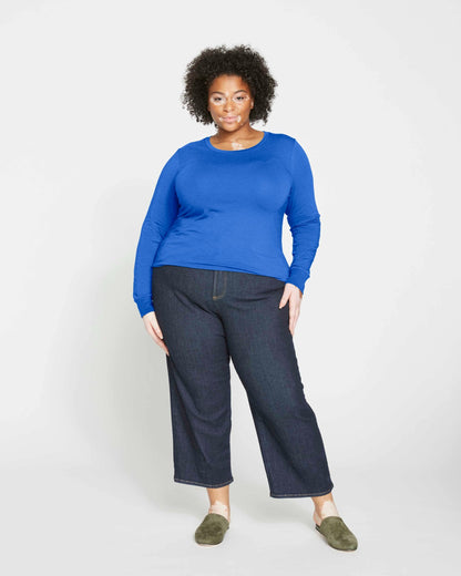 Long Sleeve Tee Rex - Lapis | Universal Standard
