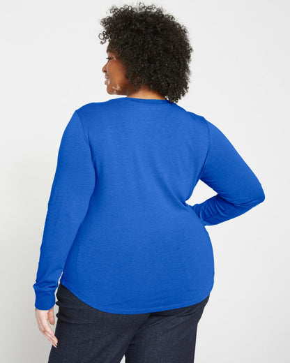 Long Sleeve Tee Rex - Lapis | Universal Standard
