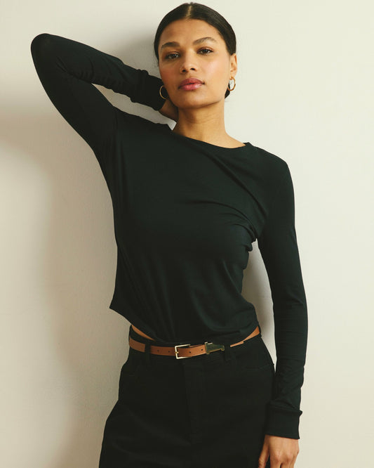 Long Sleeve Tee Rex - Black | Universal Standard
