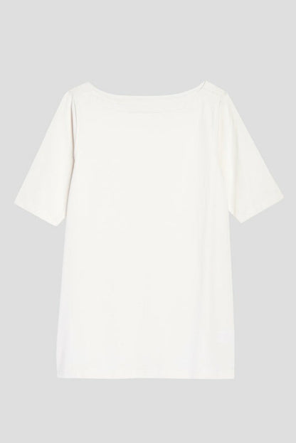 Bella Boatneck Tee - White | Universal Standard