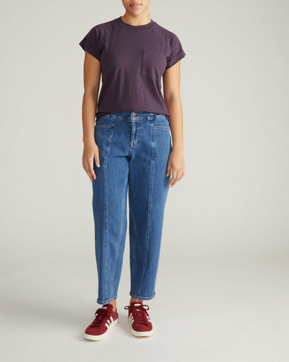 Light-As-Air Boy Tee - Purple Jewel | Universal Standard