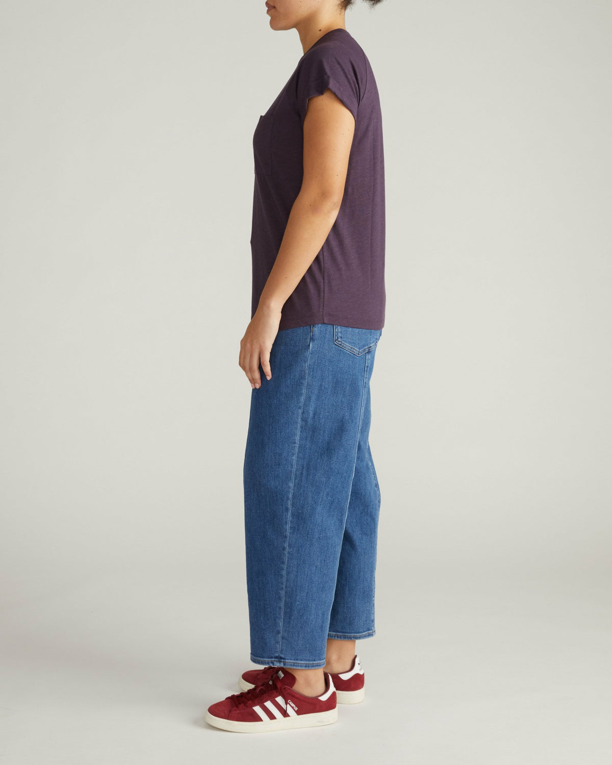 Light-As-Air Boy Tee - Purple Jewel | Universal Standard