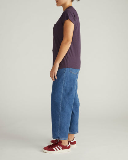 Light-As-Air Boy Tee - Purple Jewel | Universal Standard