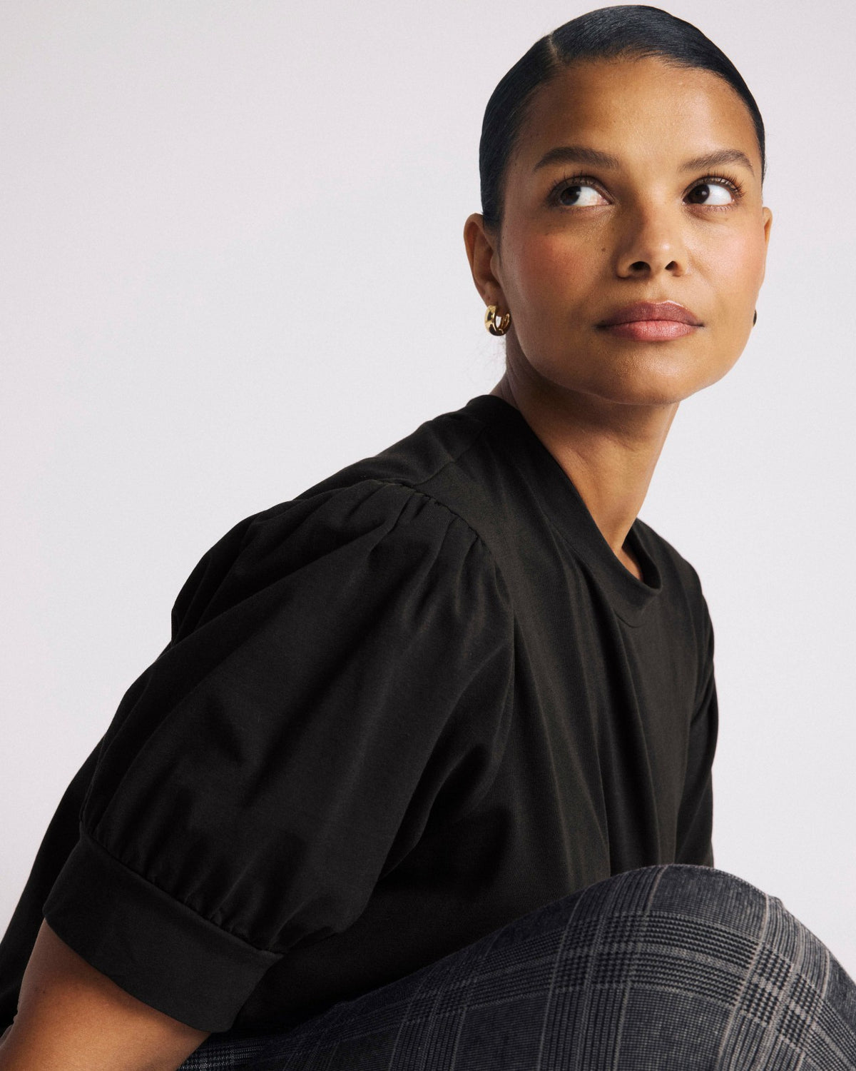 Pouf Sleeve Tee - Black | Universal Standard