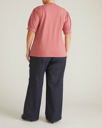 Pouf Sleeve Tee - Virginia Rose | Universal Standard