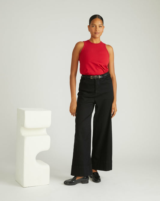 Cai High Neck Tank - Ruby Red | Universal Standard