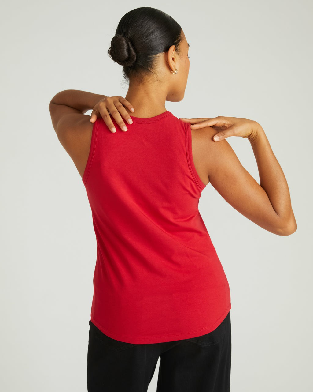 Cai High Neck Tank - Ruby Red | Universal Standard