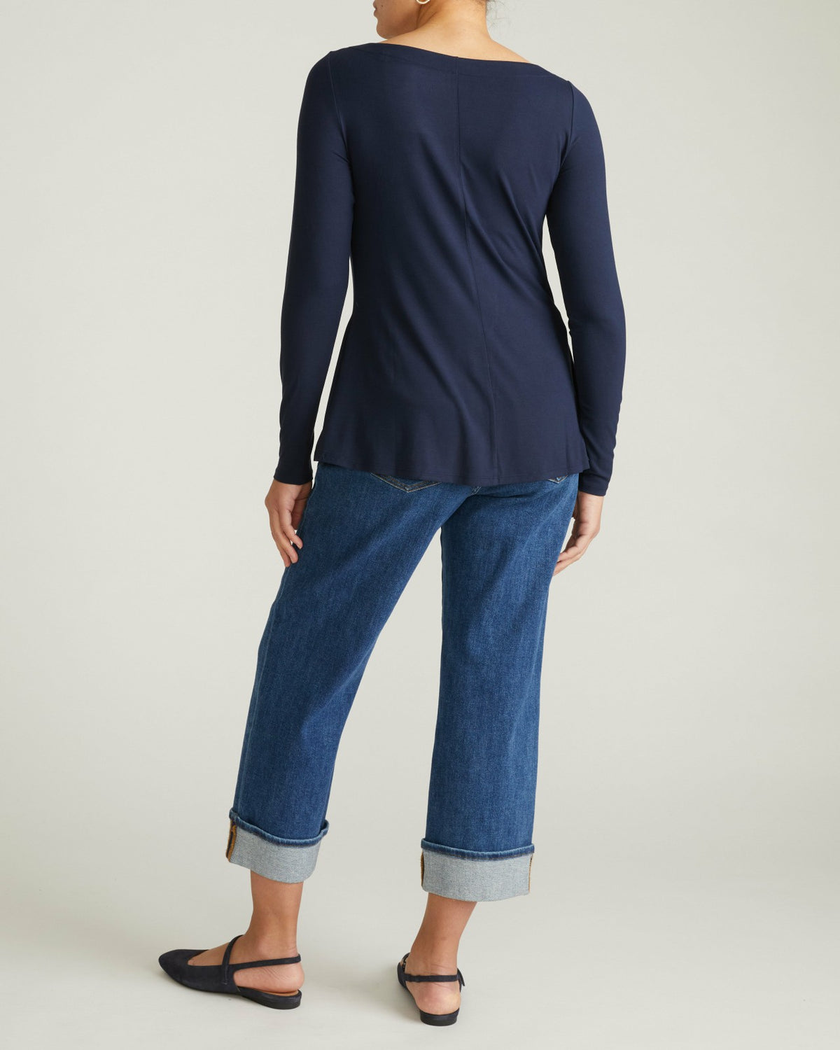 Cassandra Divine Jersey Top - Midnight | Universal Standard