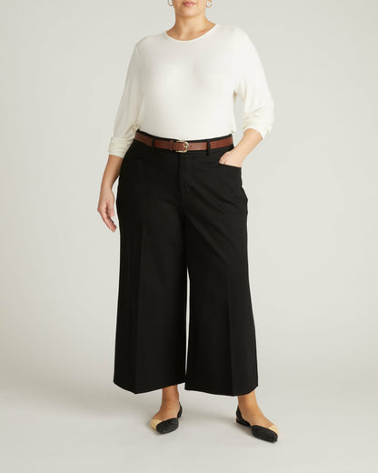 Joan Liquid Jersey Long Sleeve Top - White | Universal Standard
