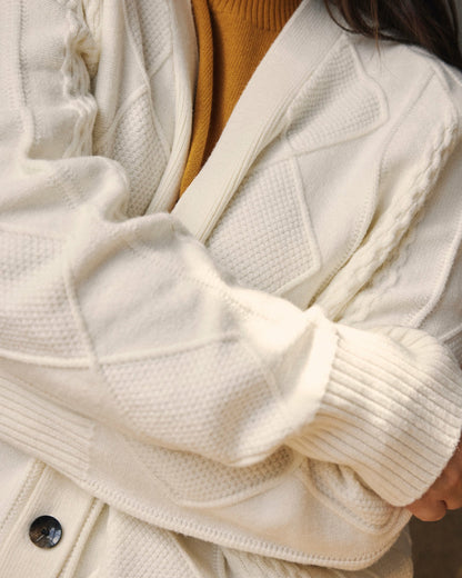 Cable Knit Cardigan - Cream | Universal Standard