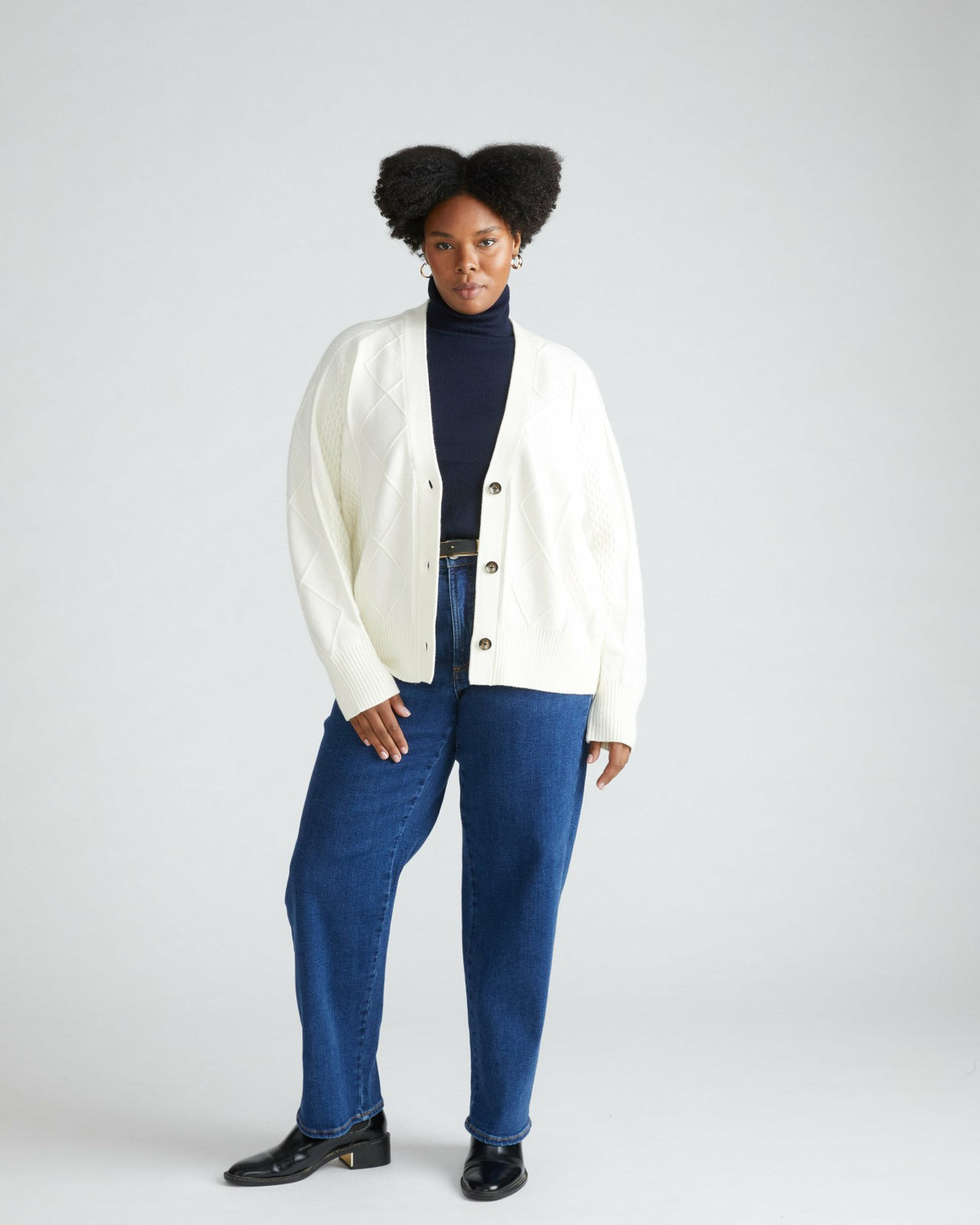 Cable Knit Cardigan - Cream | Universal Standard