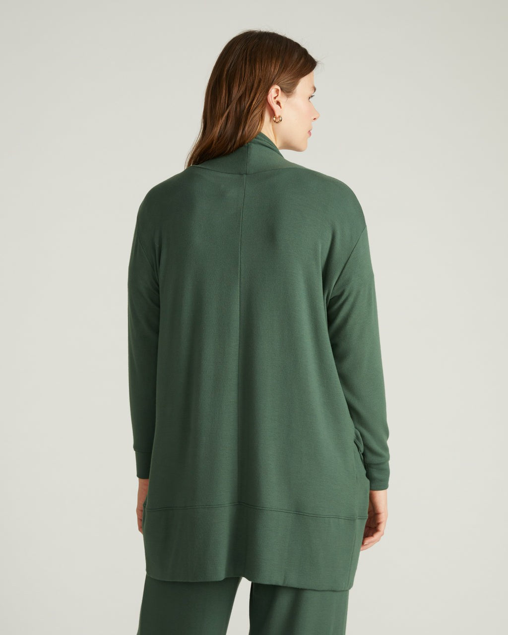 TravelKnit Minimalist Cardigan - Conifer | Universal Standard