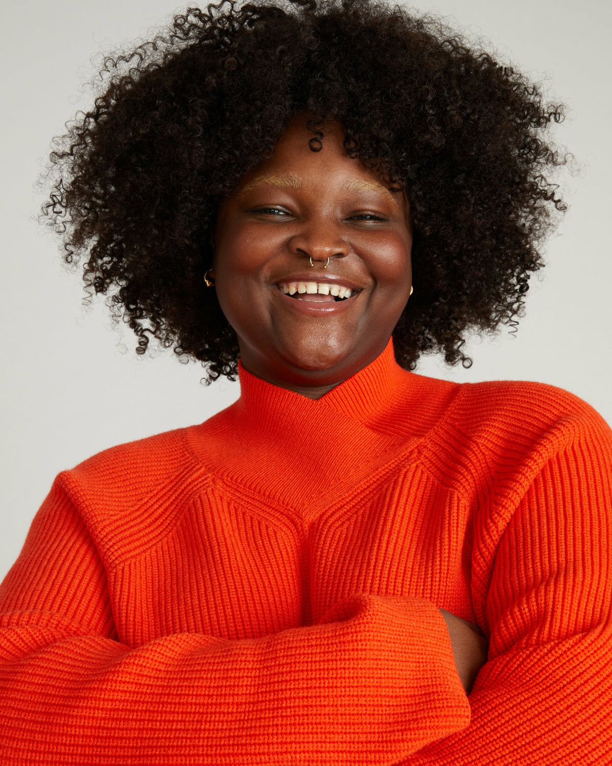 Arly Wrap Neck Sweater - Poppy | Universal Standard