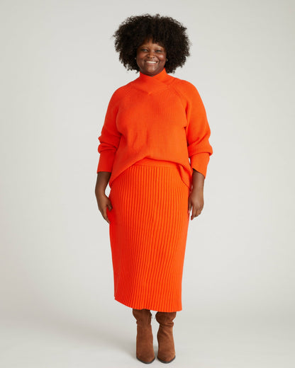 Arly Wrap Neck Sweater - Poppy | Universal Standard