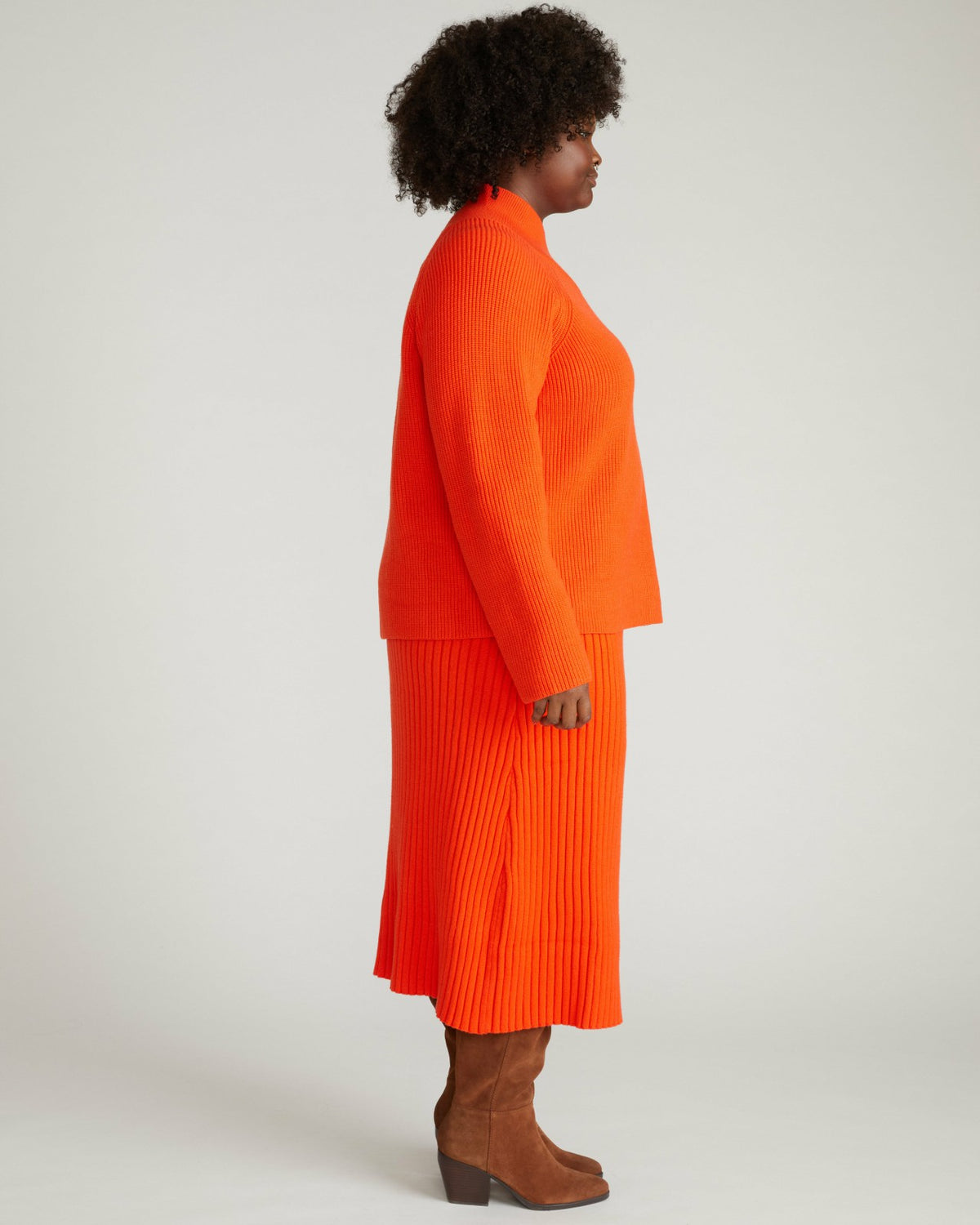 Arly Wrap Neck Sweater - Poppy | Universal Standard