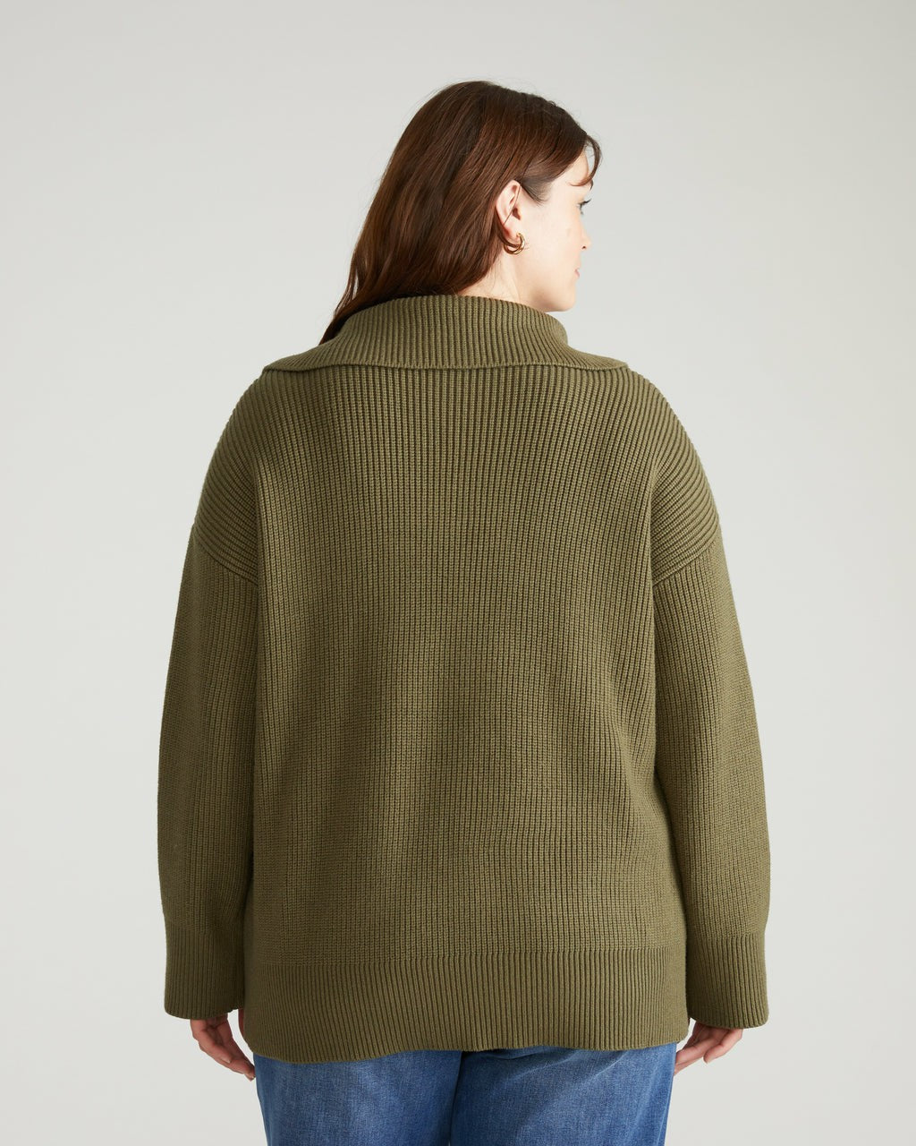 Brenda Zip Sweater - Camo | Universal Standard