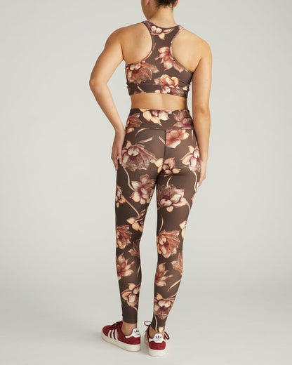 Next-to-Naked Racerback Sports Bra - Lotus Print | Universal Standard