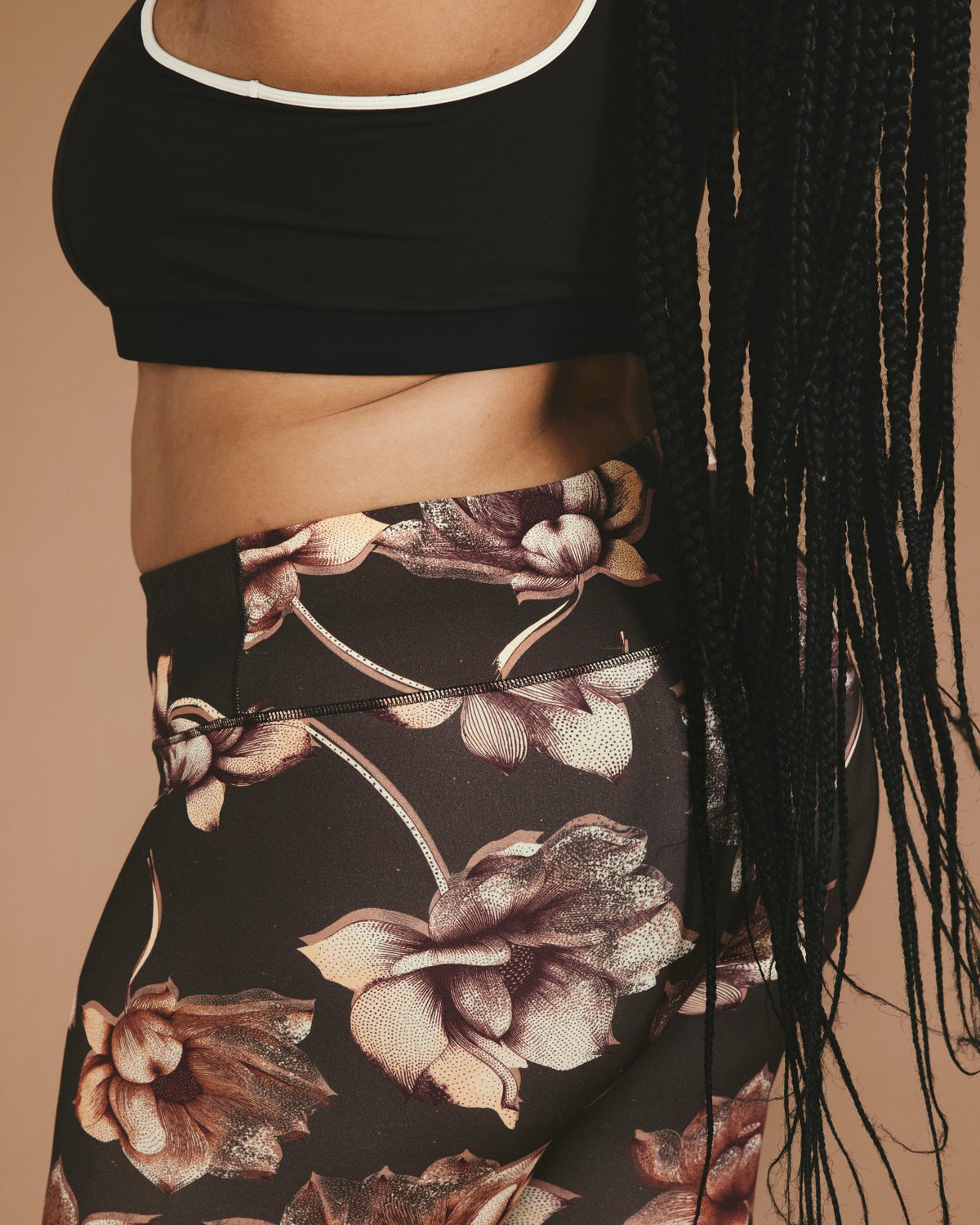 Next-to-Naked Cropped Legging - Lotus Print | Universal Standard