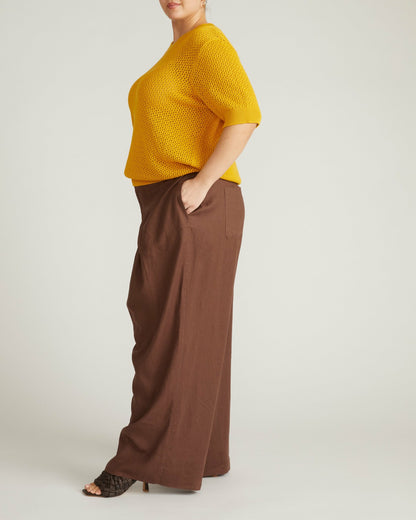 Rosie Pointelle Sweater Top - Goldenrod | Universal Standard