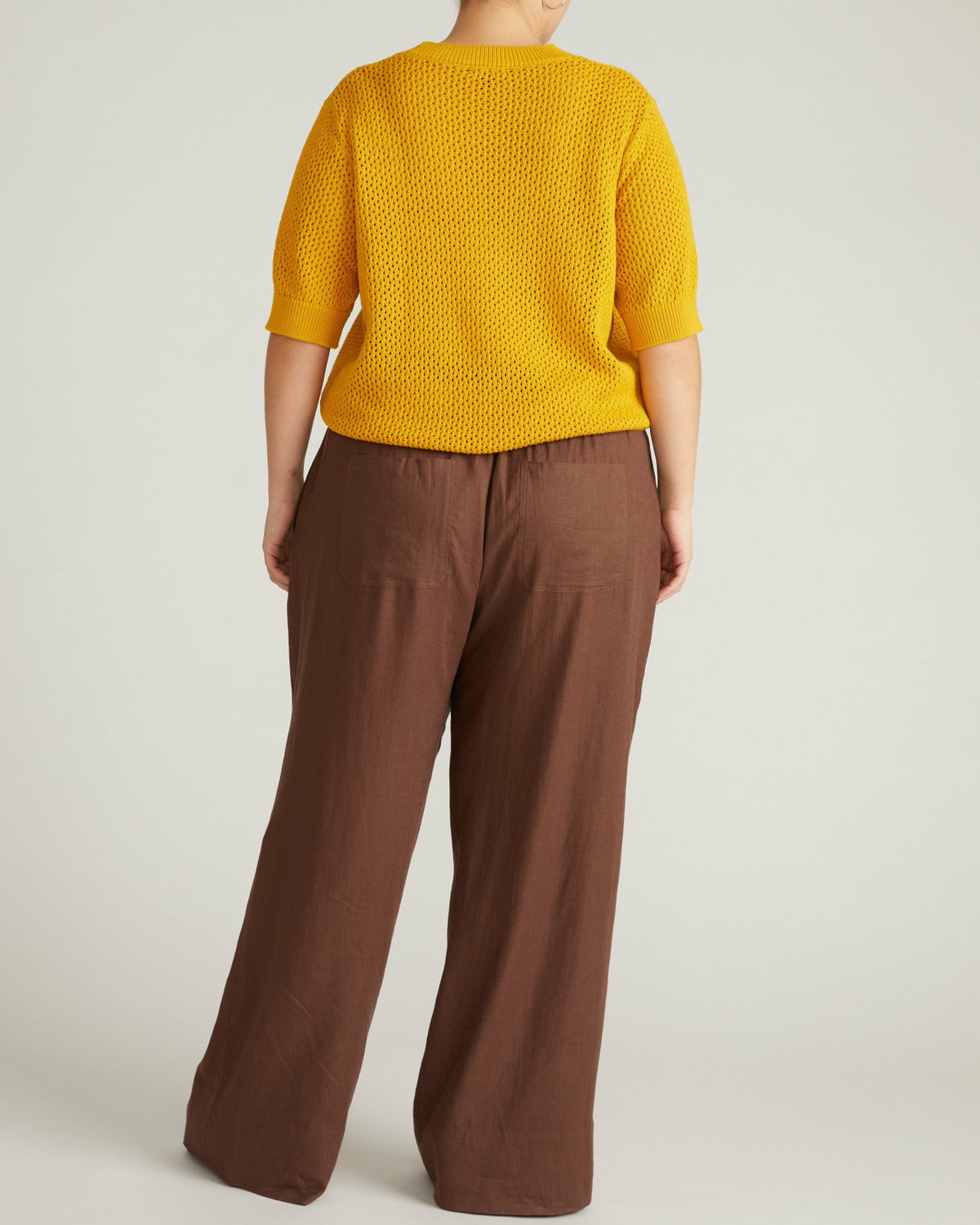 Rosie Pointelle Sweater Top - Goldenrod | Universal Standard
