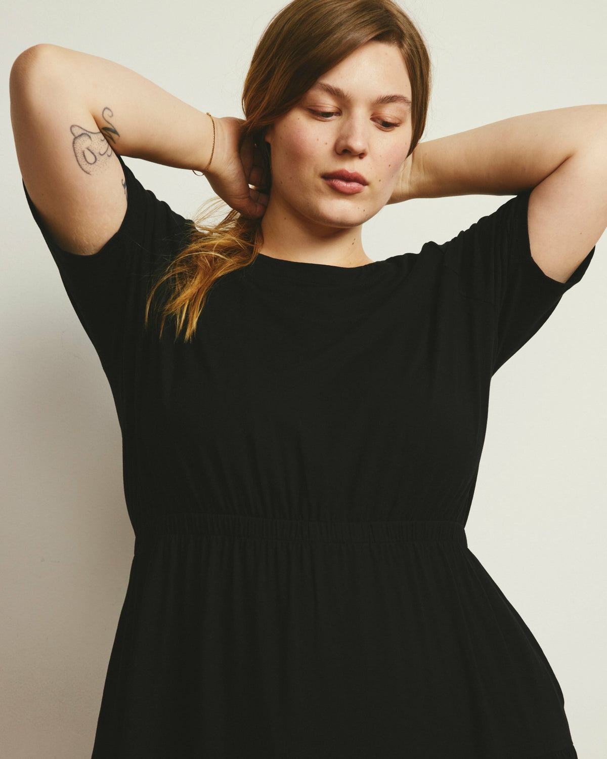 Thea Divine Jersey Midi Dress - Black | Universal Standard