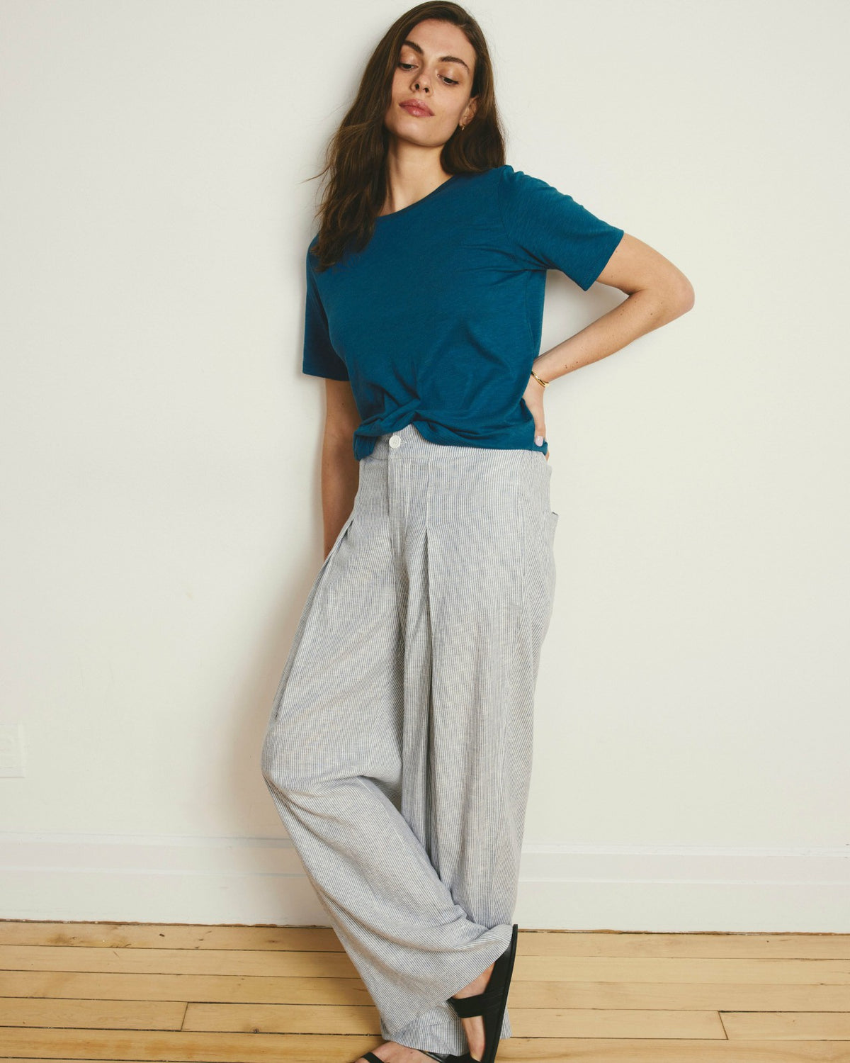 Light-As-Air Tee Rex - Ink Blue | Universal Standard