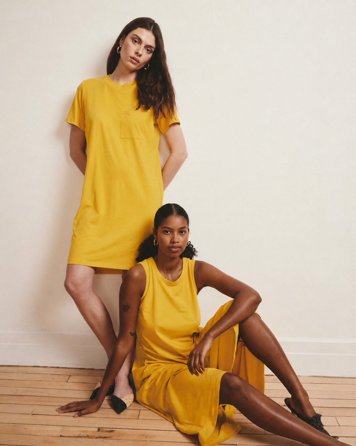 Halie T-Shirt Dress - Goldenrod | Universal Standard