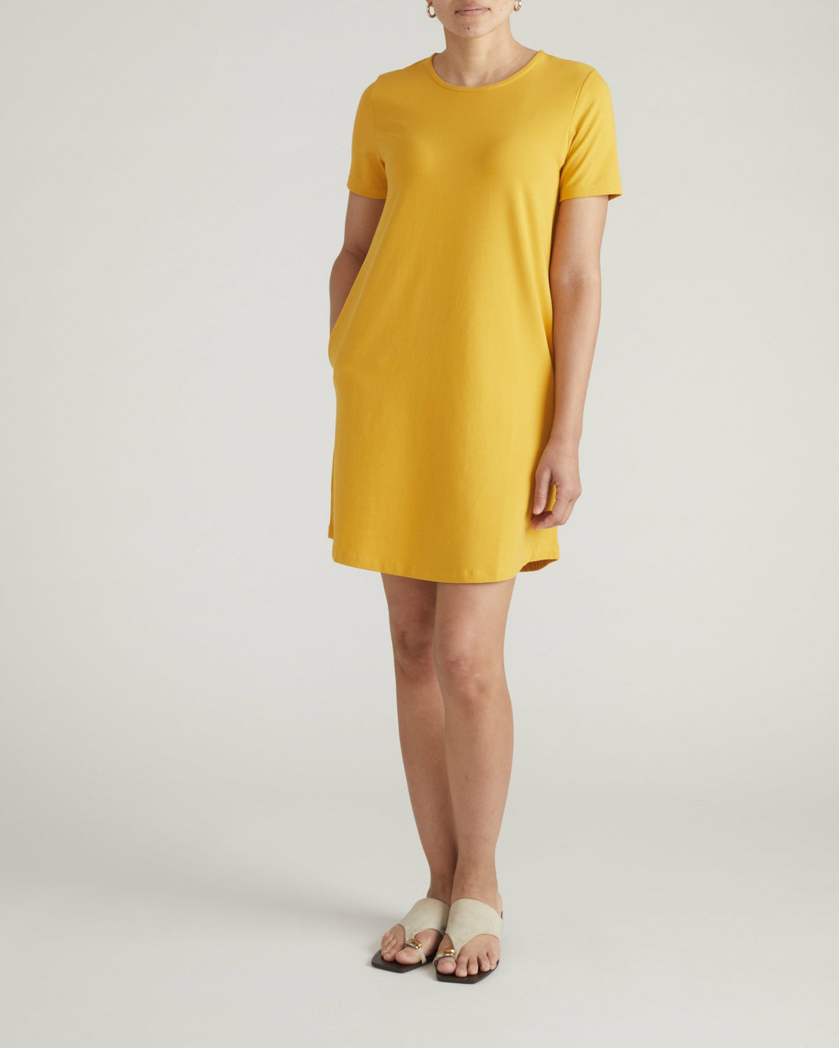 Halie T-Shirt Dress - Goldenrod | Universal Standard