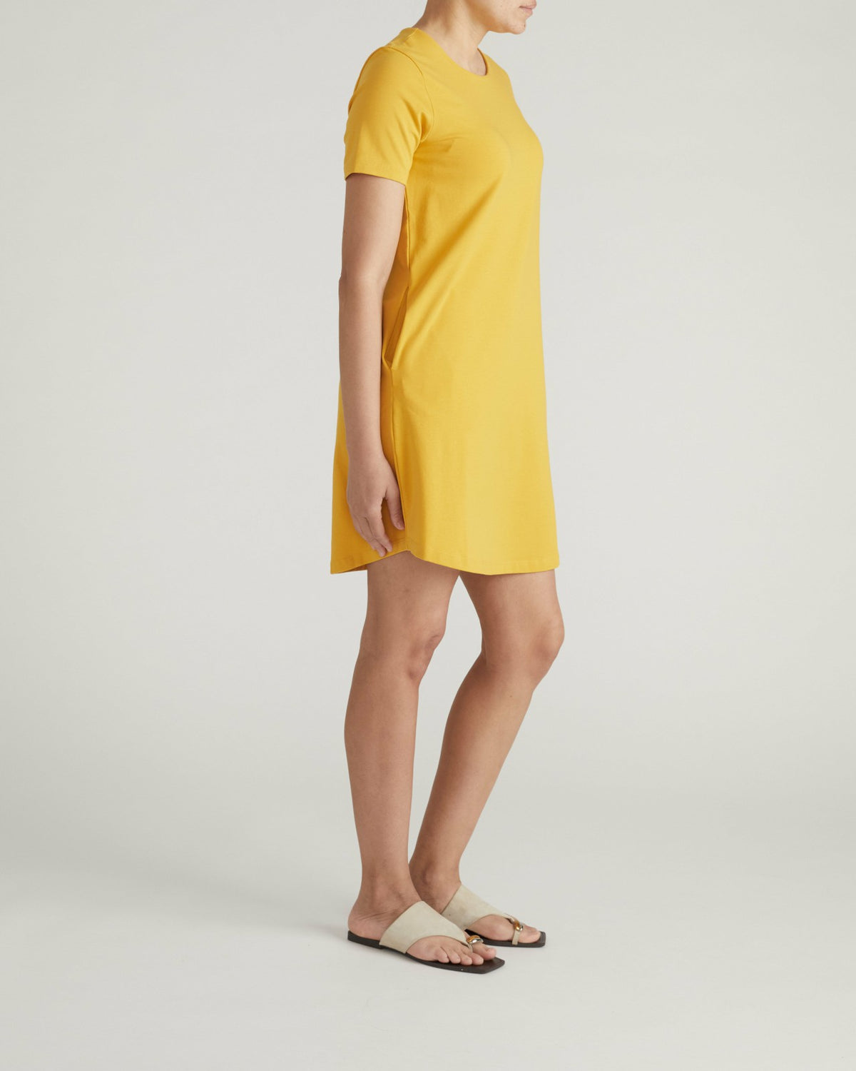 Halie T-Shirt Dress - Goldenrod | Universal Standard