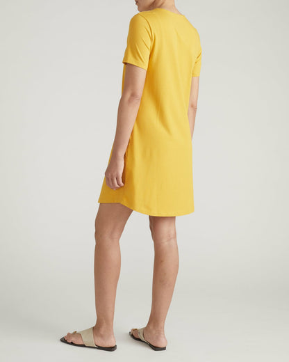 Halie T-Shirt Dress - Goldenrod | Universal Standard