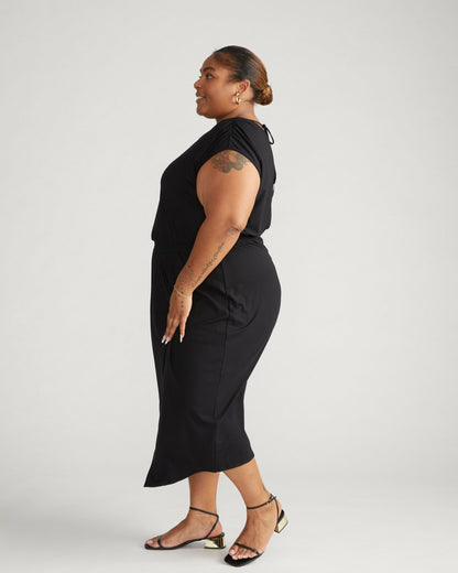 Havana Divine Jersey Dress - Black | Universal Standard