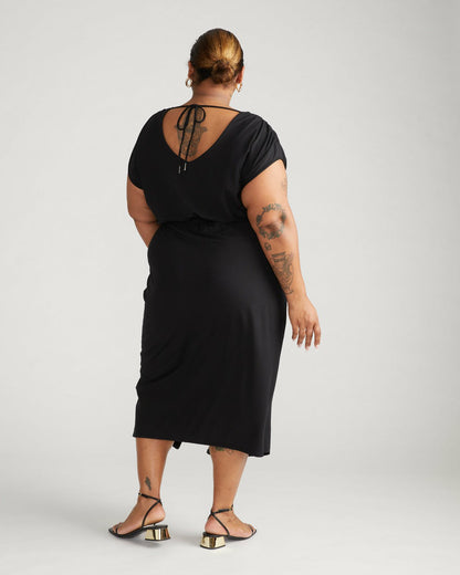 Havana Divine Jersey Dress - Black | Universal Standard