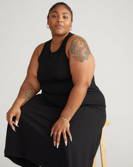 Sardinia Tank Dress - Black | Universal Standard