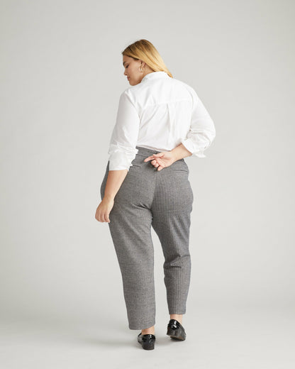 Cigarette Ponte Pants - Herringbone Tweed | Universal Standard