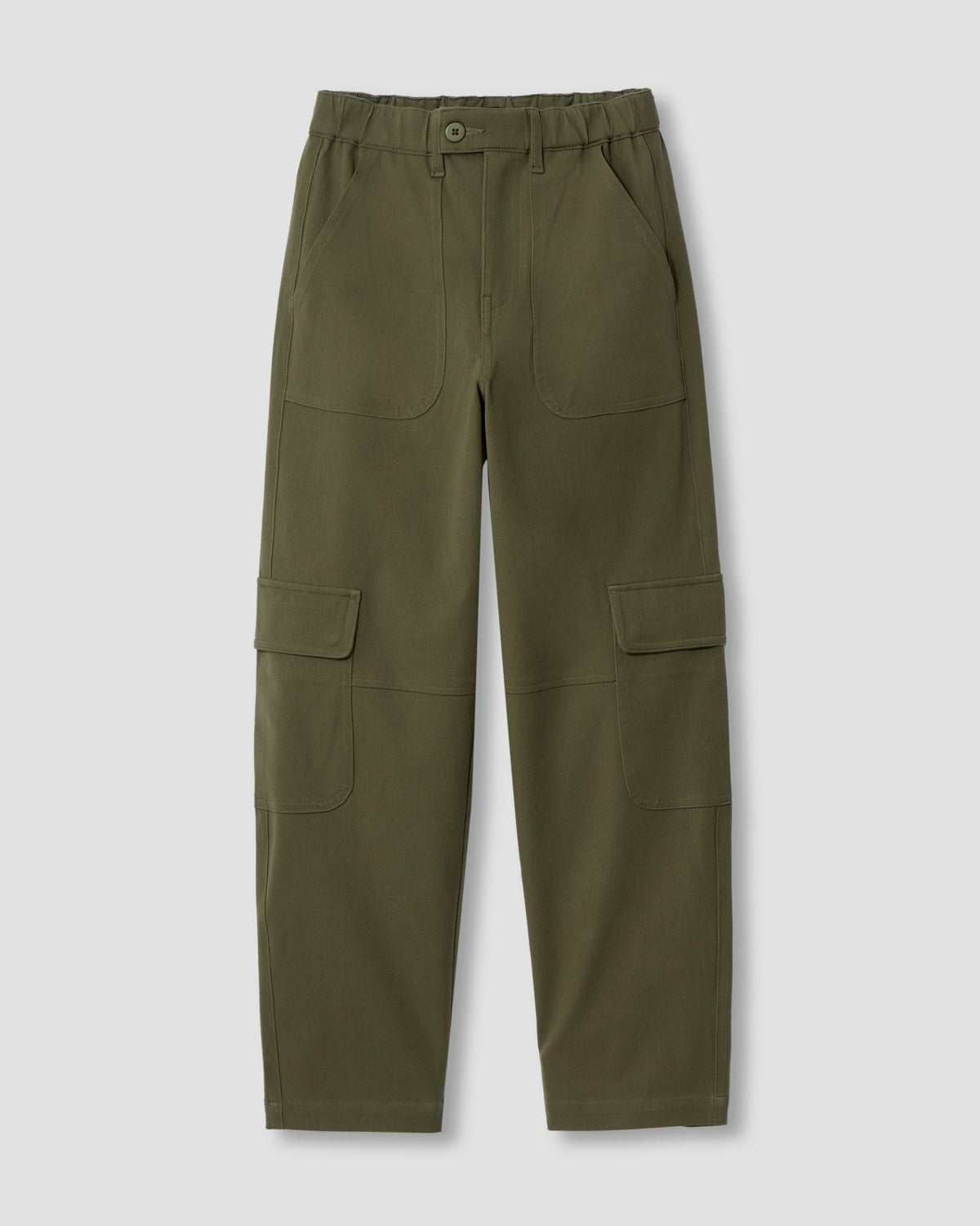 Karlee Stretch Cotton Twill Cargo Pants - Ivy | Universal Standard