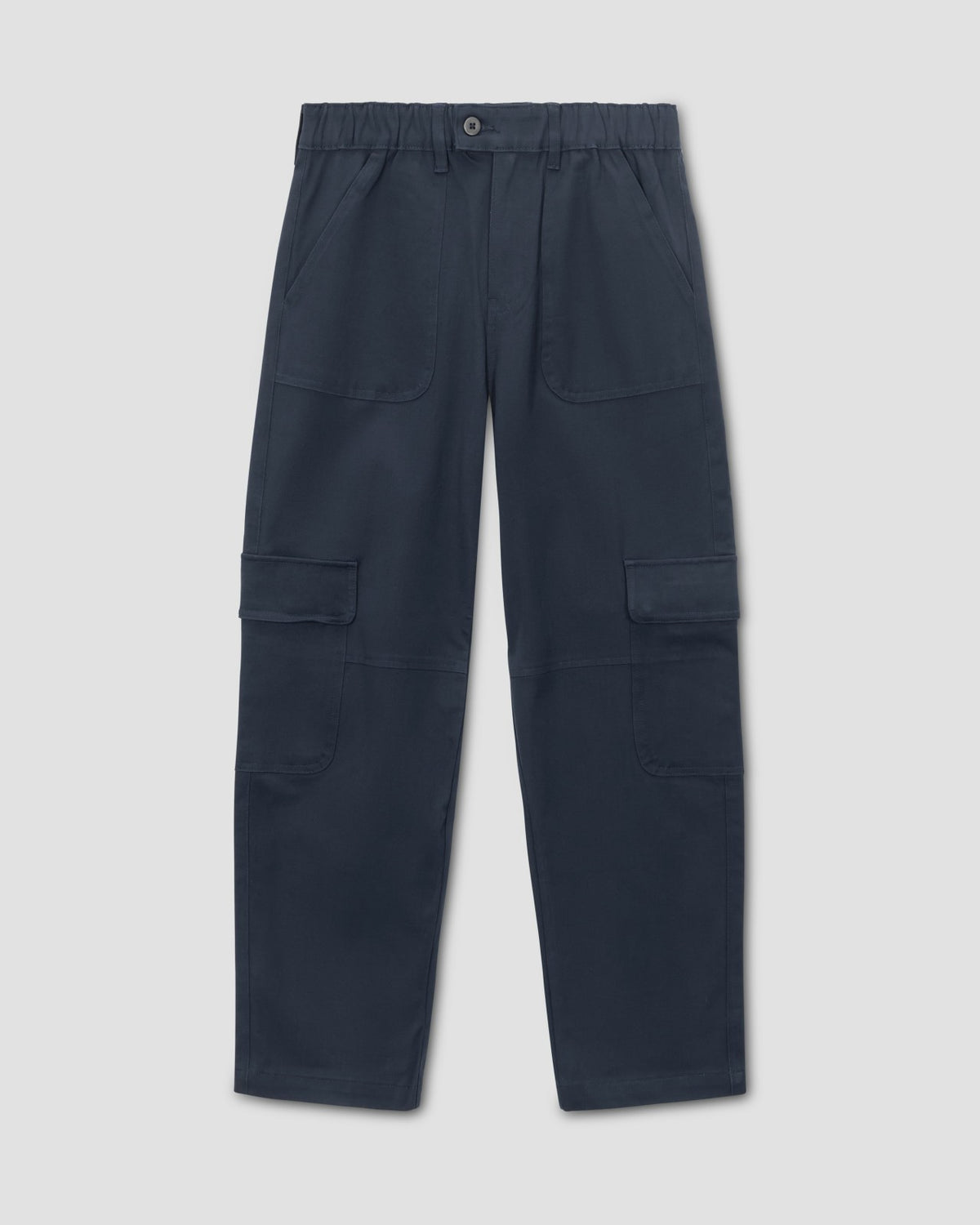 Karlee Stretch Cotton Twill Cargo Pants - Navy | Universal Standard