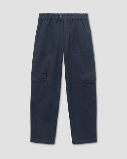 Karlee Stretch Cotton Twill Cargo Pants - Navy | Universal Standard