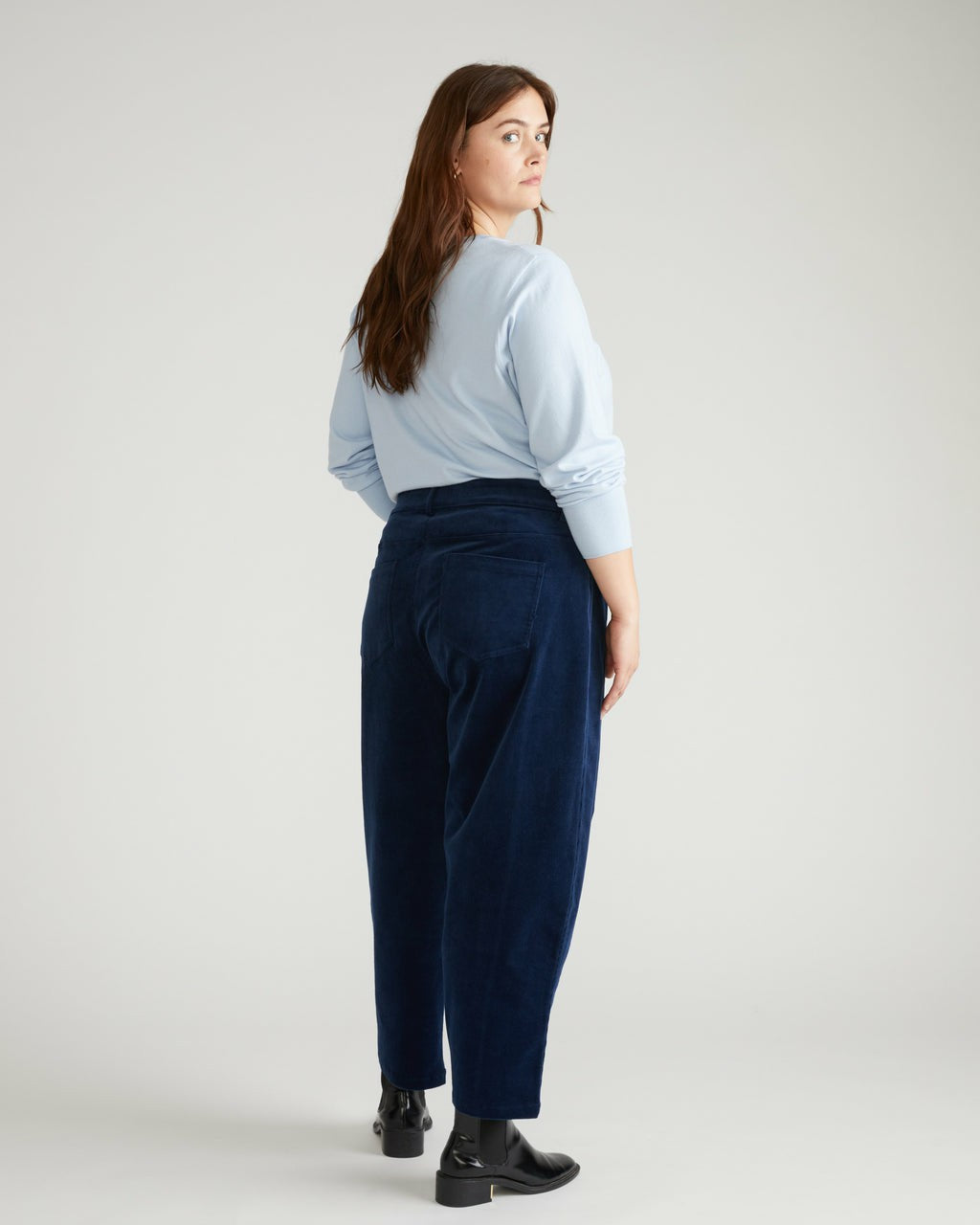 Dakota Twisted Leg Corduroy Pants - Pageant Blue | Universal Standard