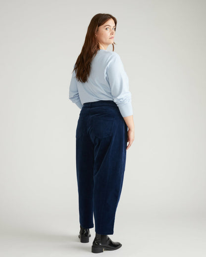 Dakota Twisted Leg Corduroy Pants - Pageant Blue | Universal Standard