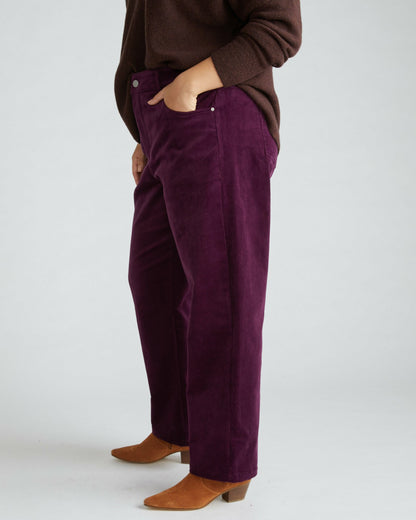 Cassidy High Rise Straight Corduroy Pants - Gamay | Universal Standard