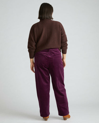 Cassidy High Rise Straight Corduroy Pants - Gamay | Universal Standard