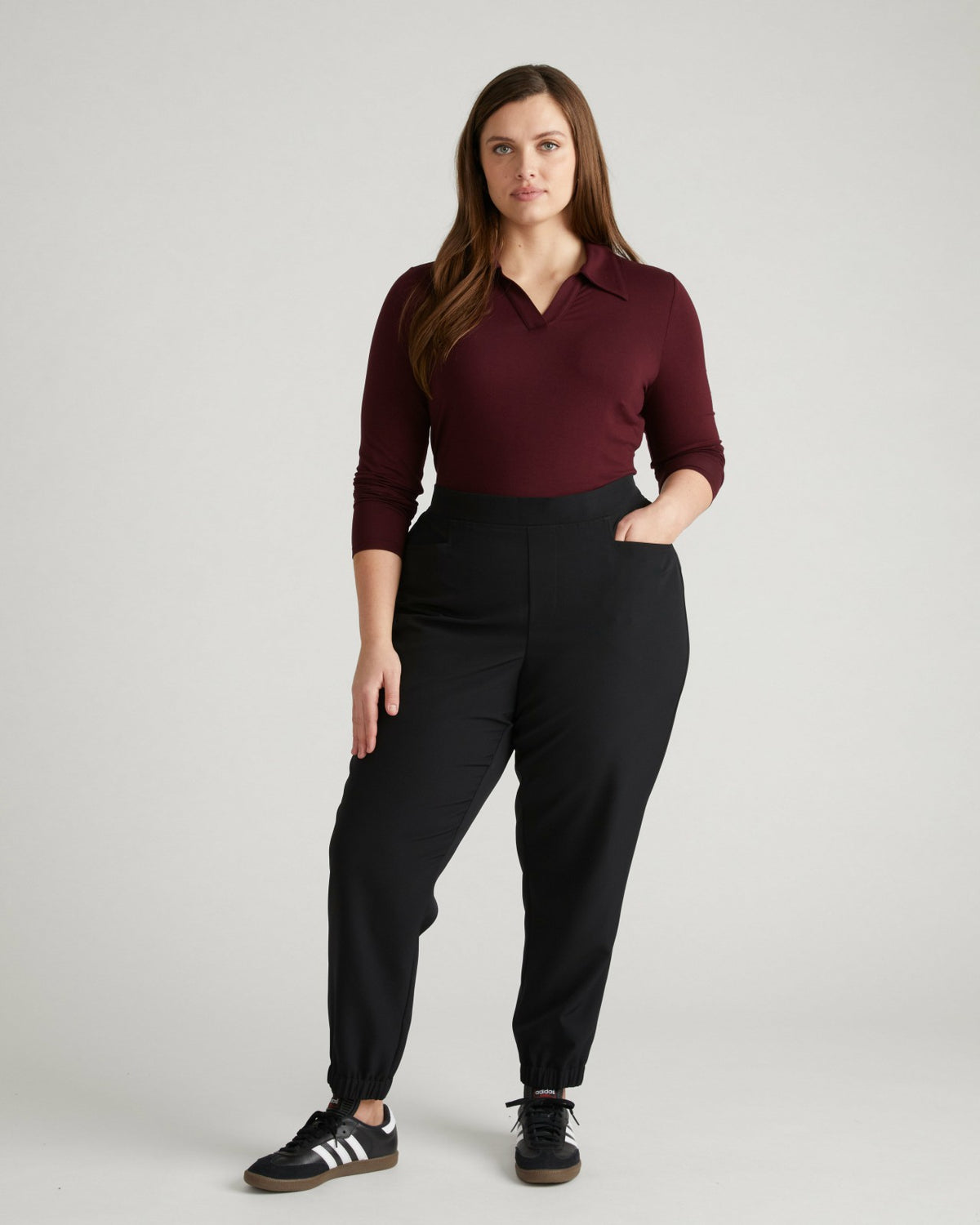 Go-Stretch Jogger - Black | Universal Standard
