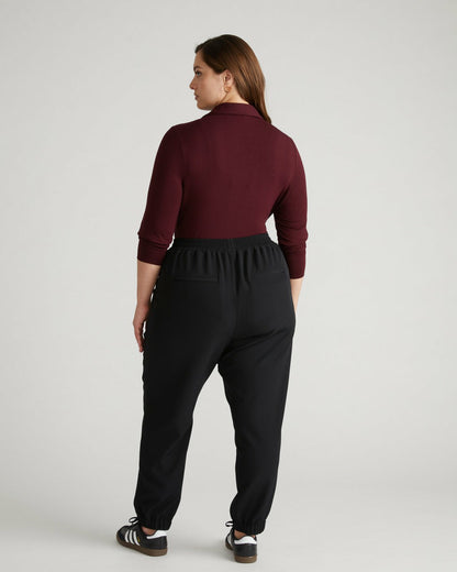 Go-Stretch Jogger - Black | Universal Standard