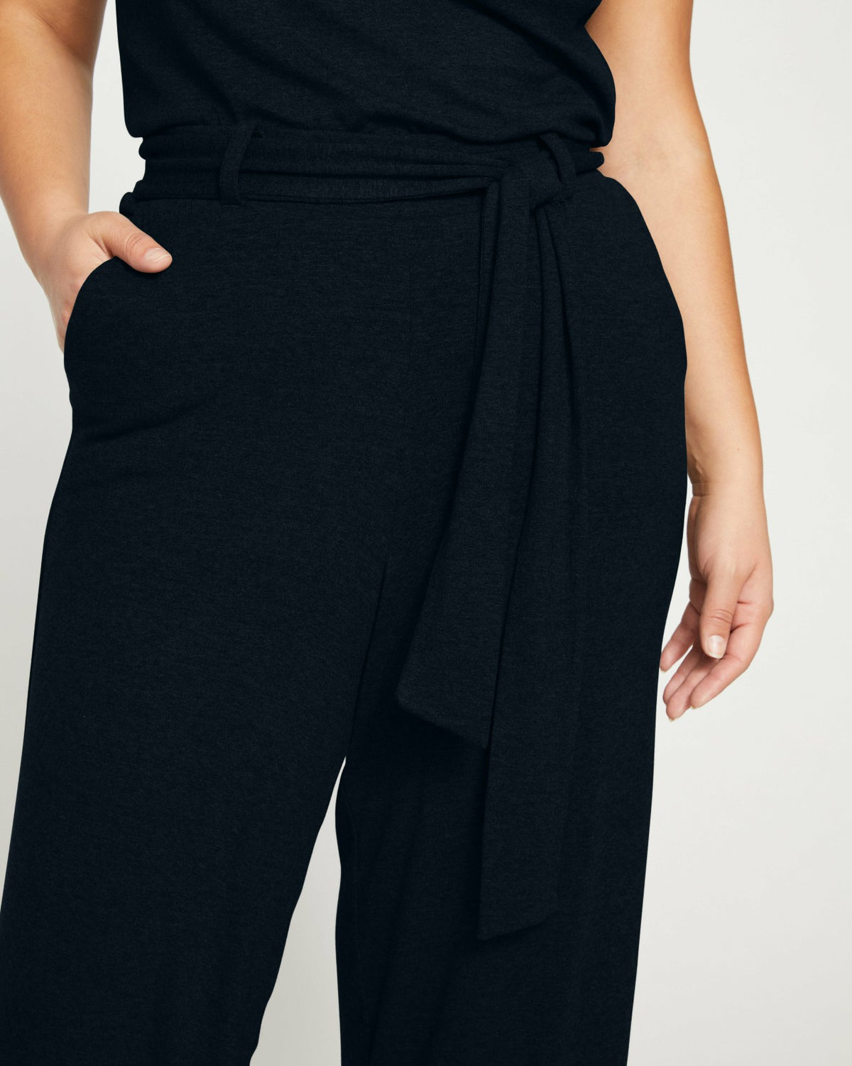 TravelKnit Wide Leg Pants - Black | Universal Standard
