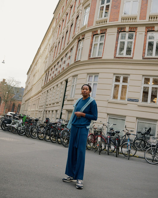 TravelKnit Wide Leg Pants - Blue Teal | Universal Standard
