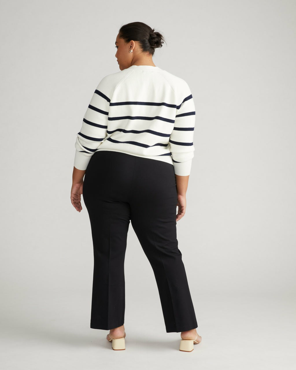 Prestige Ponte Flared Pants - Black | Universal Standard
